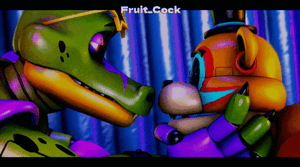 This is the Avatar Image for the Montgomery Gator/Monty (FNAF/FruitCock) AI Voice and Text to Speech Generator